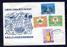 Lebanon - 1962 50th Anniversary of Lebanese Boy Scouts First Day Cover
