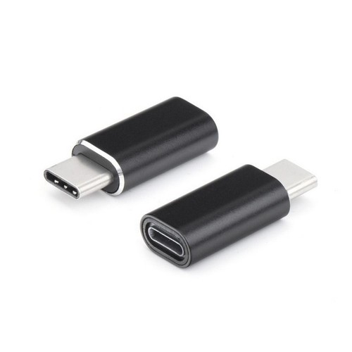 Adattatore Di Ricarica Lightinig To Usb-c Black Per Motorola Moto G Pure G10 G20 - Foto 2 di 2