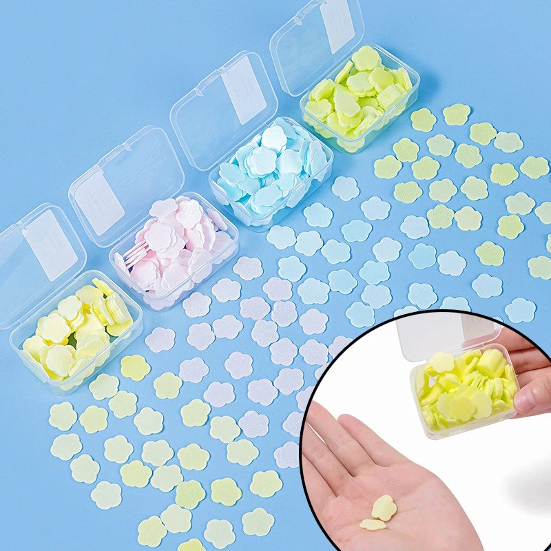 Einweg Seifenflocken Handwaschmittel Hygienisch Für Unterwegs Und Reisen - Bild 4 von 4