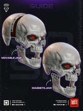 Heman Skeletor Cosplay Mask Display Wearable Cosplay Kit.