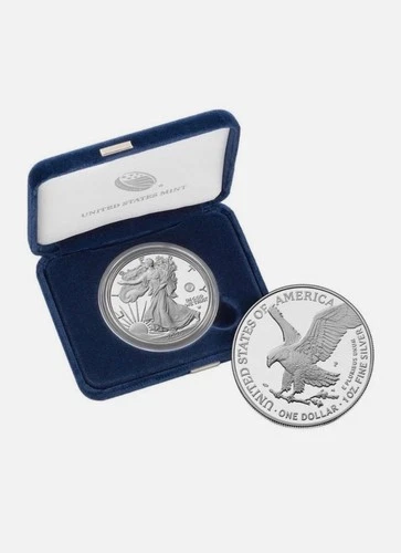 250th Anniversary Marine Corps American Eagle One Oz. Silver Proof Coin -IN HAND