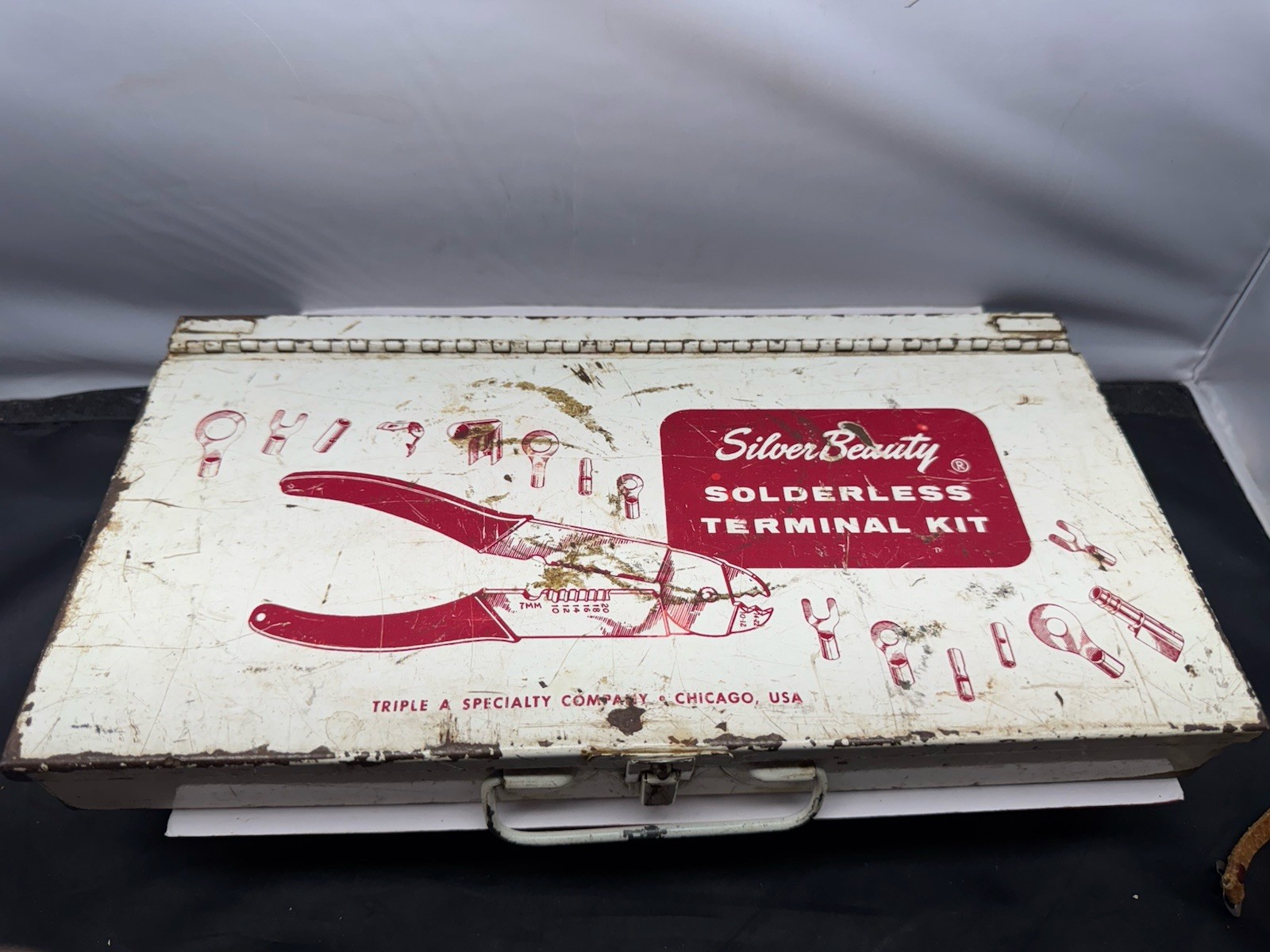 Silver Beauty Solderless Terminal Kit Vintage HTF