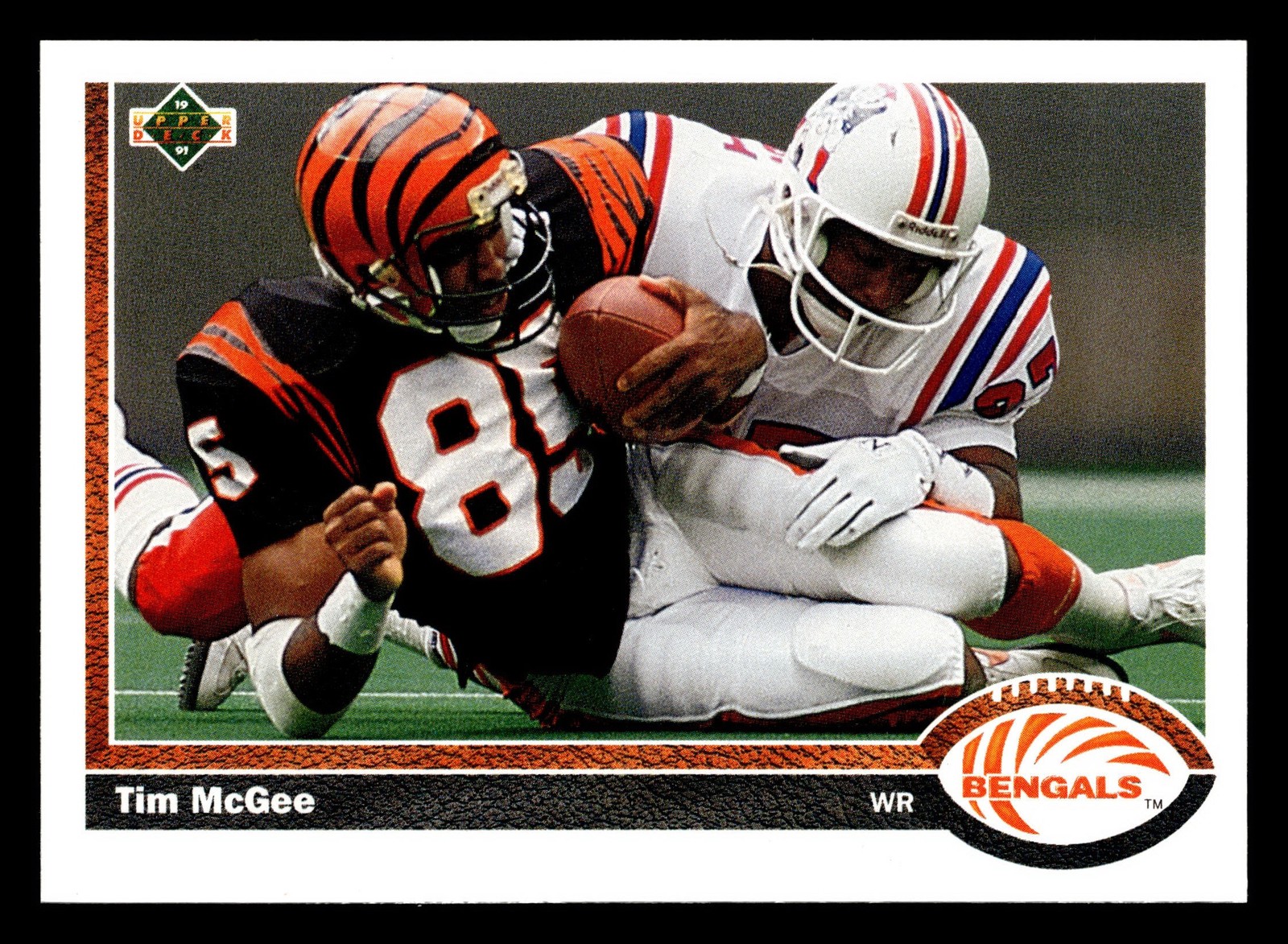 Tim McGee 1991 Upper Deck #66 Cincinnati Bengals FOOTBALL *081