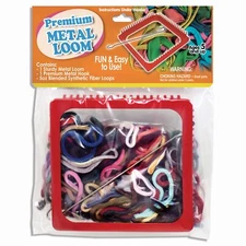Pepperell Loom And Hook With Loops-Metal (Pack of 1)