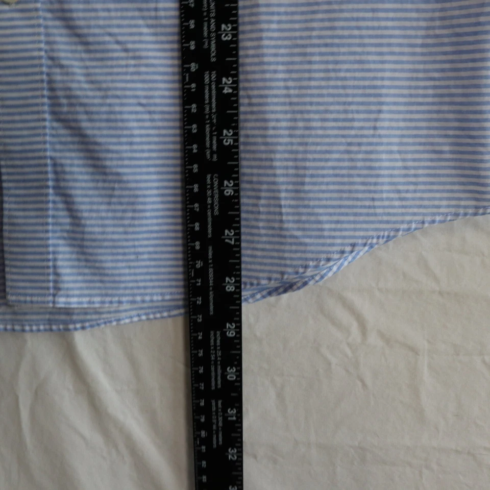 Camisa Bar III Para Hombre Grande 16-16.5 34/35 Calce Ajustado Elastizada Abotonada Manga Larga Foto 4 de 4