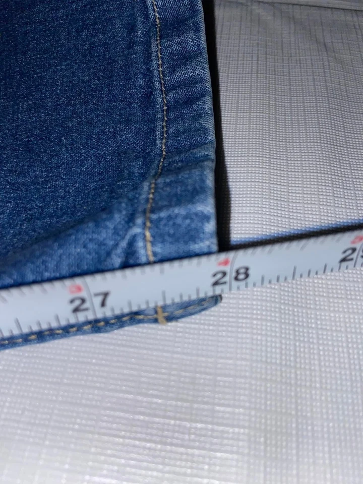 Susan Bristol Womens Size 12 Straight Leg Denim Jeans High Rise Med Wash - Image 4 of 4