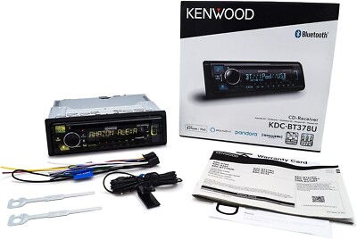Kenwood KDC-BT378U Audio Receiver for sale online