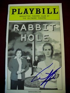 Rabbit Hole~Playbill~(EX)~Signed by Cynthia Nixon~March 2006~Biltmore Theater
