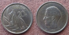 20 FRANC M&Uuml;NZE. BELGIE BELGIEN 1982