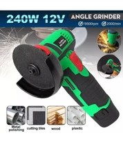 Tegatok Mini 12V Angle Grinder Cordless Polishing Grinding Machine Electric tool