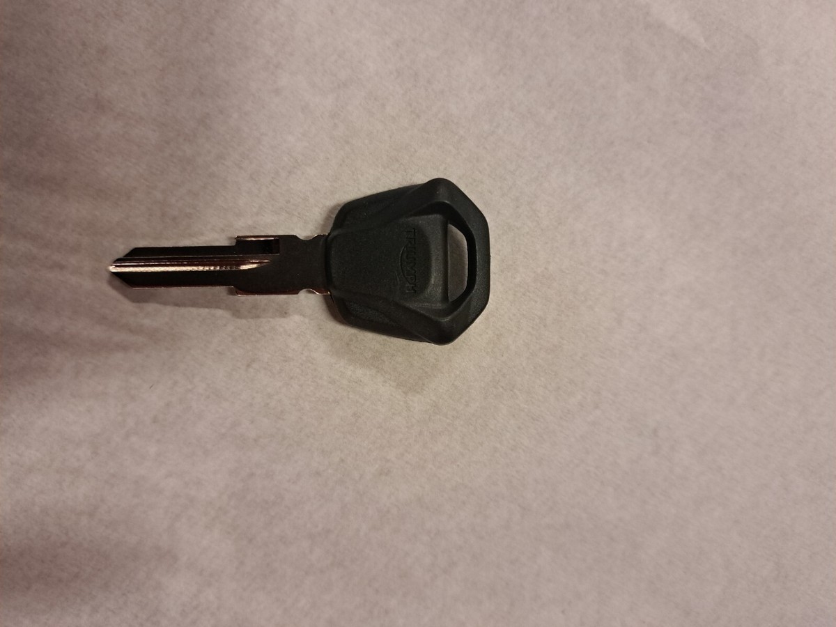 Triumph Motorcycle Key Blank - TMC3 / X288, Nickel Plated, 7-Pin, Fits Various Models
