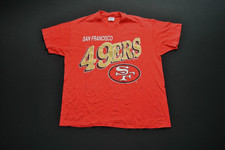 VTG San Francisco 49ers Shirt Single Stitch 90s NFL Made in USA XL 5123S