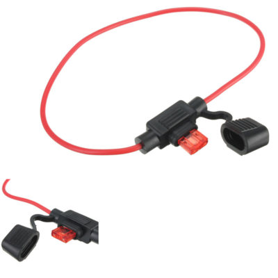 2PCS NEW HEAVY DUTY INLINE CAR MINI BLADE FUSE HOLDER 30AMP 12V SPLASH PROOF