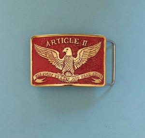 2nd amendment belt buckle