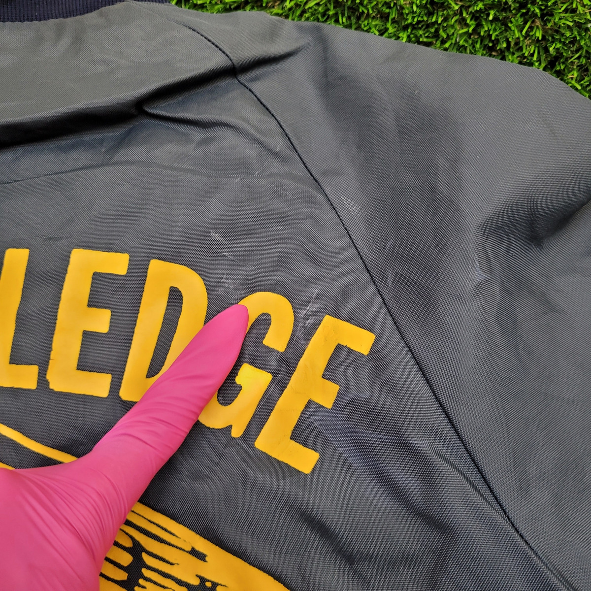Vintage Grand-Ledge High-School Jacket XS 19x21 Blue | eBay Vintage Grand-Ledge High-School Jacket XS 19x21 Blue | eBay