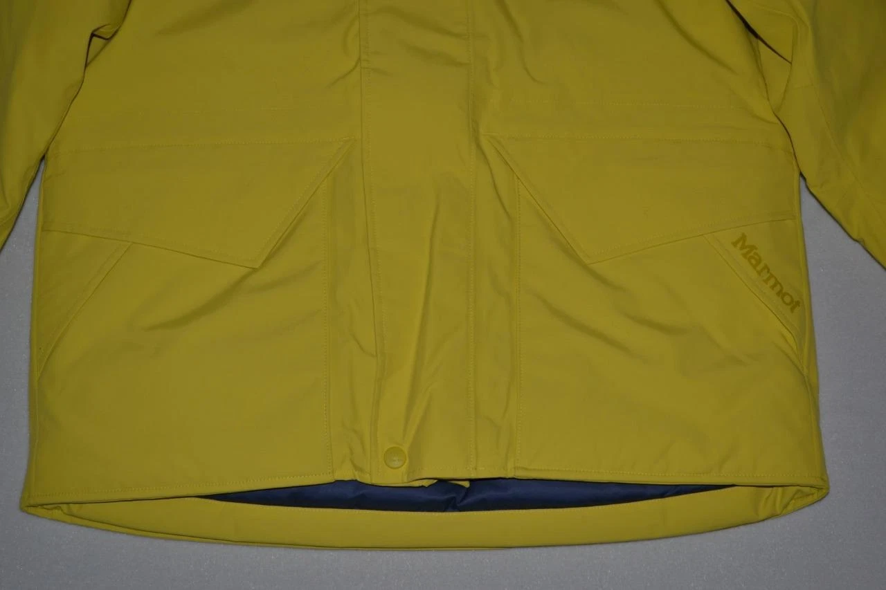 AUTHENTIC MARMOT GORE TEX MEN'S MAMMOTH PARKA  LIMELIGHT  NEW   #91490 image 3