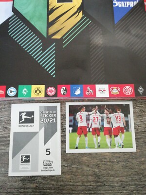 Topps Bundesliga 20/21 Offizielle Sticker 2020/2021 Nr. 5 RB Leipzig