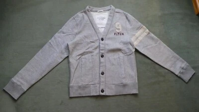 Cardigan gris clair Abercrombie & Fitch taille L - Photo 1/4