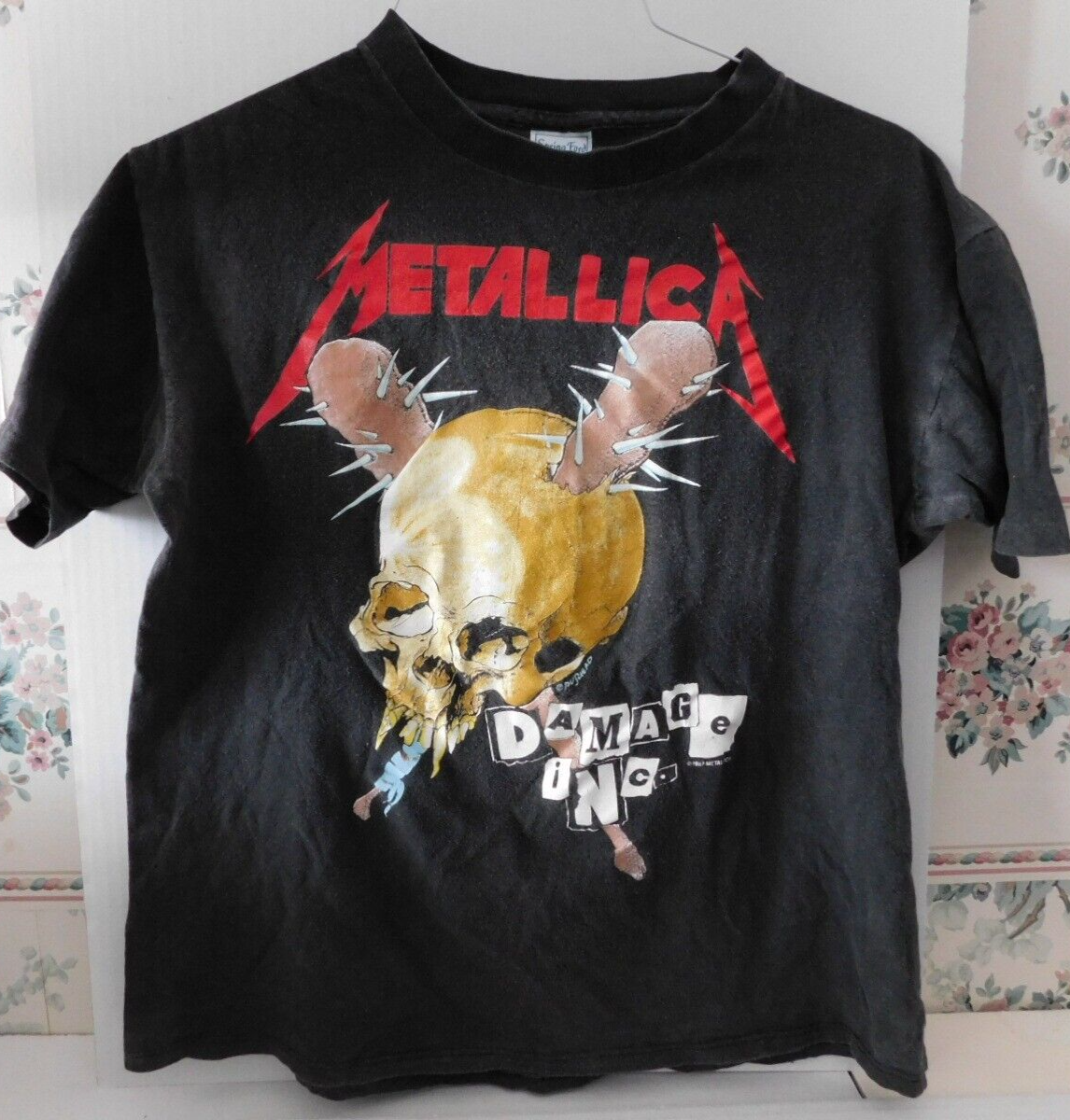 Original 1987 T-Shirt Metallica Damage Inc Master of Puppets