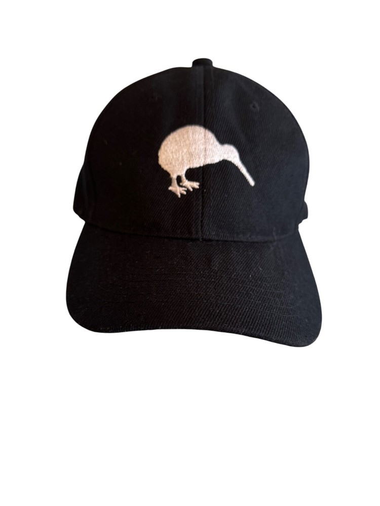 Kiwi Motorsport Black Baseball Cap With Kiwi Bird Logo