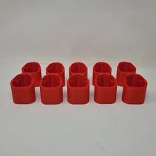 10 Pack Battery Holders For Milwaukee M12 Red Wall Mount Storage Organizer