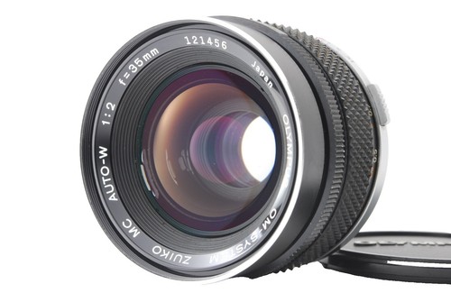 Olympus OM Zuiko MC Auto-W 35mm F2 Wide Angle Prime Lens Full
