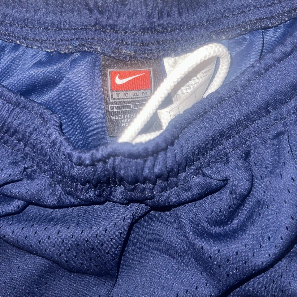 Vintage Nike Team Shorts Adult Large  Basketball Penn State Blue 90’s Y2K - Image 3 of 4