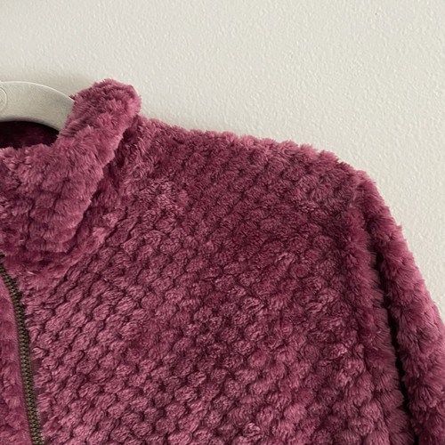 Avalanche Women SZ M Mauve Textured 1/4 Zip Collared Fleece Pullover Jacket NWT - Picture 5 of 11