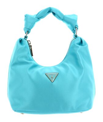 GUESS Velina Hobo Handtasche Tasche Aqua neonblau Neu