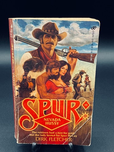 SPUR Lot of 5 Western Paperback Books by Dirk Fletcher 1984-85 - Picture 6 of 13