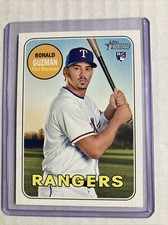 2018 Topps Heritage High Number #611- RONALD GUZMAN Rookie RC Card.. rookie card picture