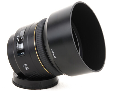 EX++ Minolta AF 85mm f/1.4 G (22) Lens w/Caps+Hood | eBay