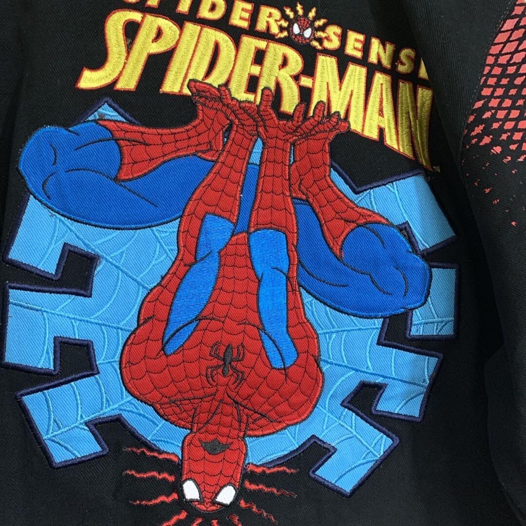 Jh Design MARVEL Spider-Man Racing Jacket Black Youth Size Jh Design MARVEL Spider-Man Racing Jacket Black Youth Size