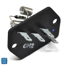 64-70 Various GM Cars A/C Blower Fan Motor Resistor 4 Terminal Black # 9798125