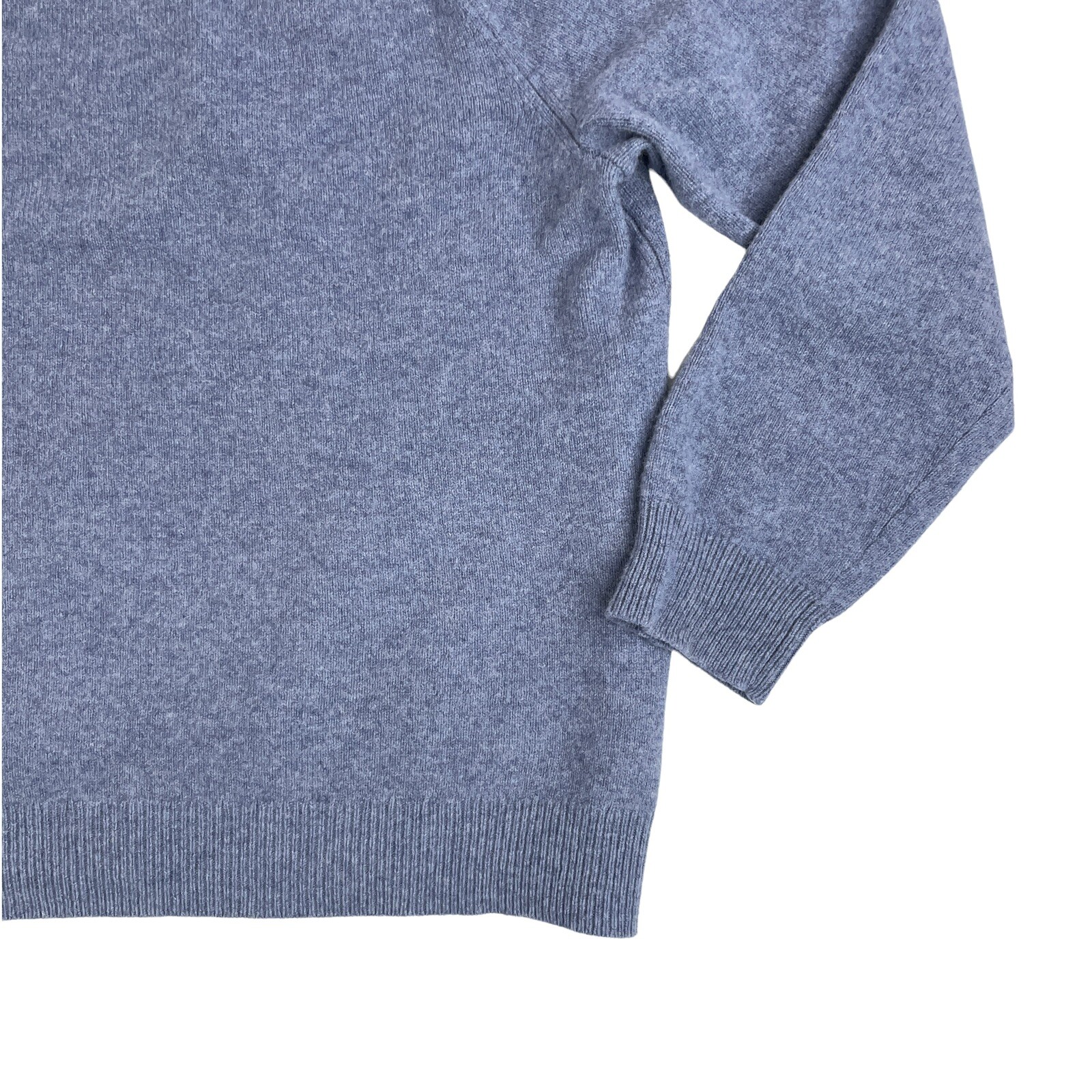 Goodthreads Blue 100% Lambswool Pullover Crew Nec… - image 3