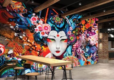 3D Peking Opera Girl K14635 Wallpaper Mural Self-adhesive Removable Sticker Kay