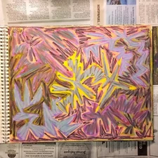 Drawing 11X14" Oil Pastel on Paper