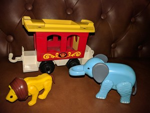 vintage fisher price circus set