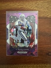 2021 Panini Prizm Draft Picks - All-American Purple Ice #185 Ja'Marr Chase /149