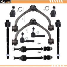 Fits 2005-2010 Dodge Dakota 4WD Front Control Arms Ball Joints Tie Rods Steering