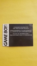 Game Boy Precautions U DMG-USA-7 Instruction Booklet Manual Only Authentic