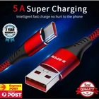 5A USB to Type C Charge Cable Fast Charging Cord for Samsung Google iPhone 17 16
