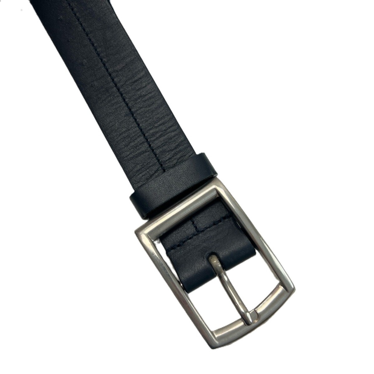 Prada Size 38/95 Belt Black Casual Metal Buckle Leather Prada Size 38/95 Belt Black Casual Metal Buckle Leather