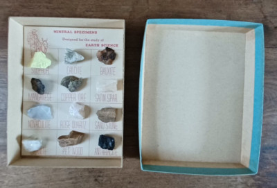 Mineral Specimens Designed for the study of Earth Science Box