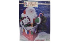 Dimensions Bottle Buddies 62169 Santa Claus Toy Man Craft Stitch Glue Kit