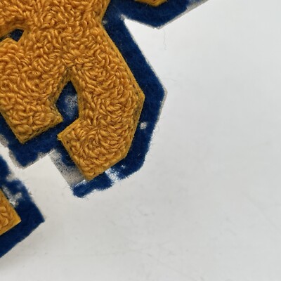 Patch Black Alfabeto Lettera Iron On Toppa Termoadesiva Lettere Nere Nero ABCDEF - Foto 5