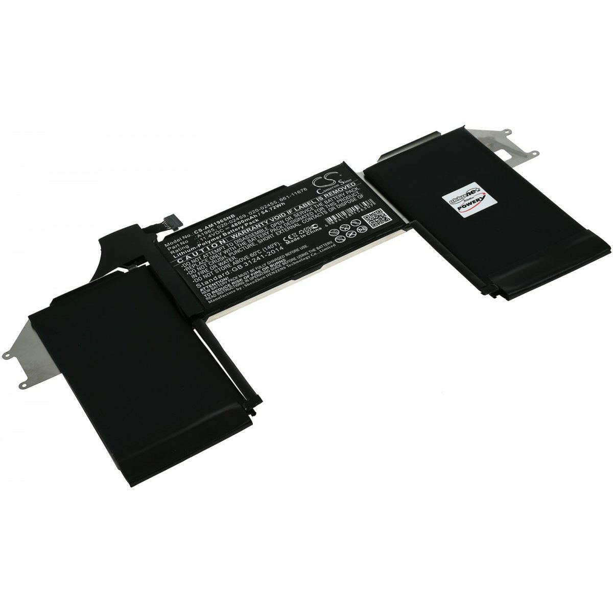 Batteria per MacBook Air 2018 11,4V 4800mAh