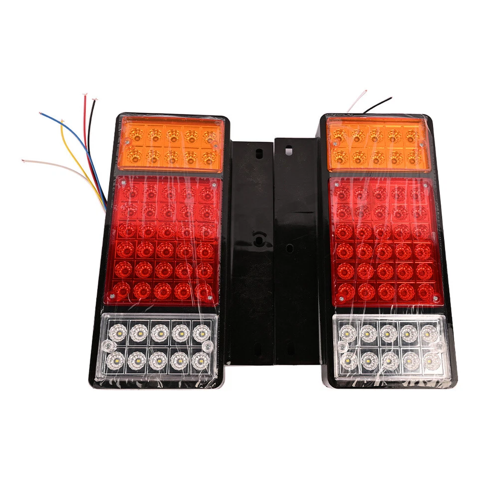 Luz trasera LED W Isuzu Elf Truck NPR NQR NR NKR NHR 84-L+R 12V 50 Foto 2 de 4