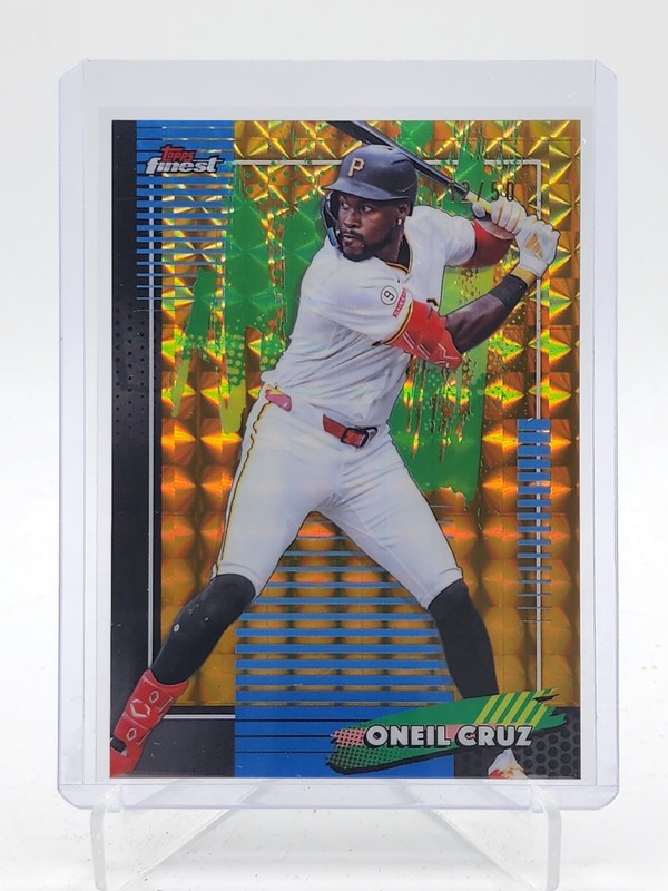ONEIL CRUZ 2026 TOPPS FINEST COMMON GOLD GEOMETRIC /50 #46 PIRATES Q6230