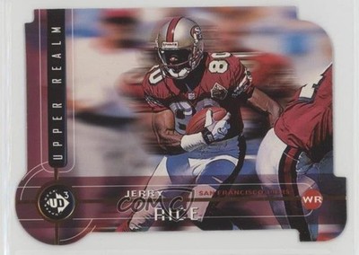 1998 Upper Deck UD3 Upper Realm Die-Cut 797/2000 Jerry Rice #80 HOF b6s